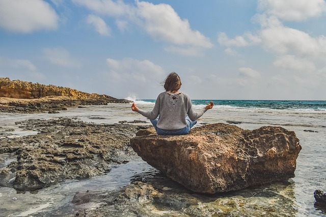 practicing perfect meditation form